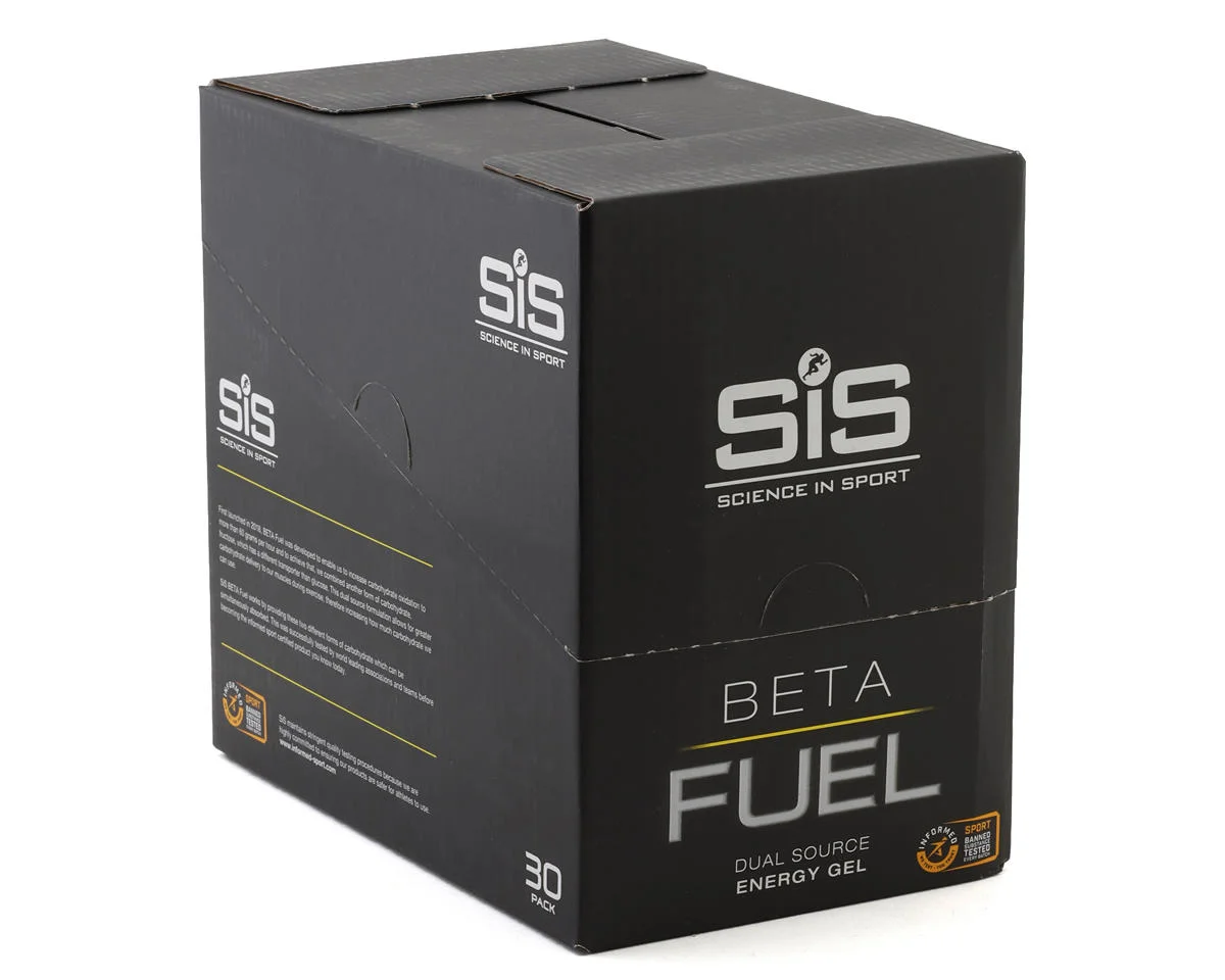SIS Science In Sport Beta Fuel Gel (Unflavored/Neutral) (30 | 2.03oz Packets)